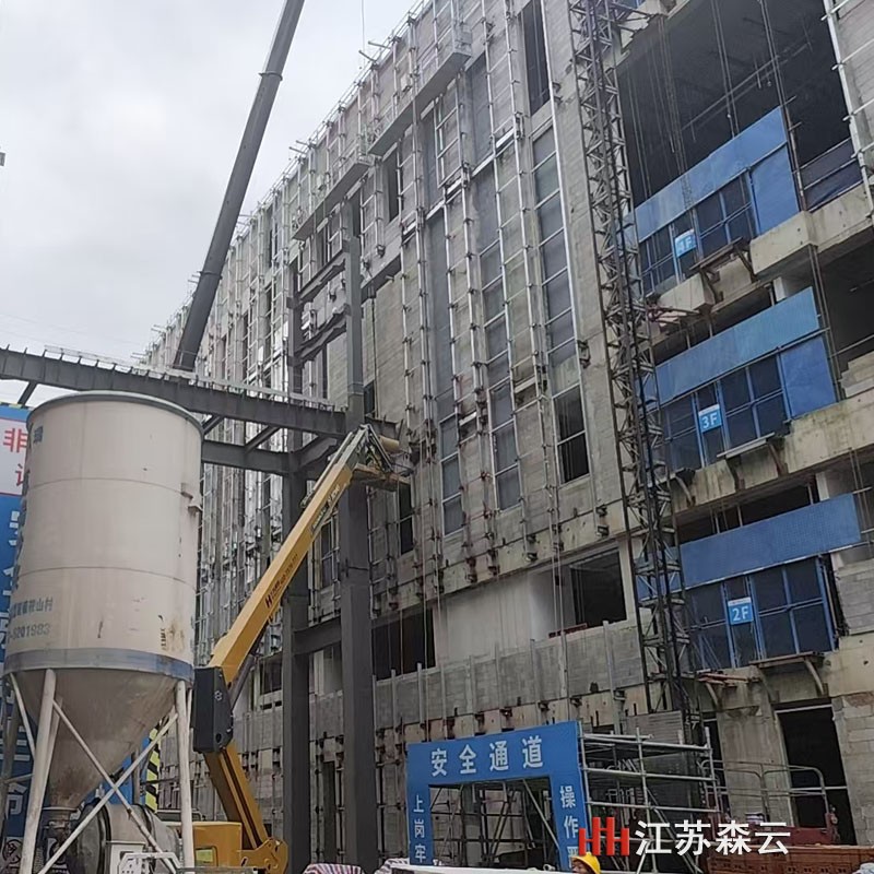 江苏森云钢材应用案例-厂房内部外部钢结构